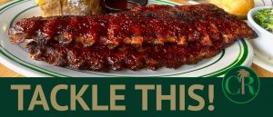 tackle this promo image of a plate of ribs